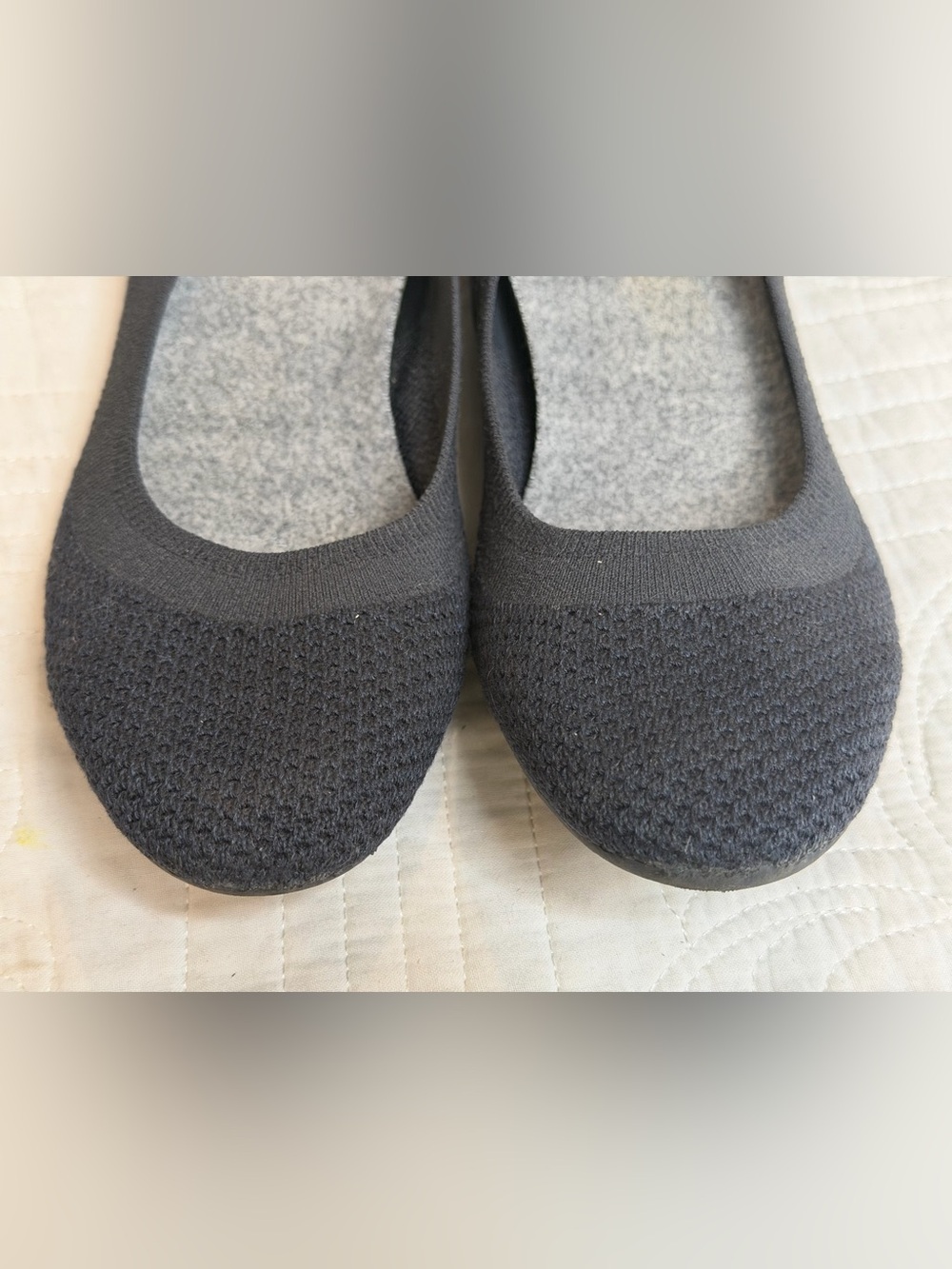 Allbirds Women's Tree Breezer Knit Ballet Flats Navy Blue Size 7.5 - Picture 3 of 8